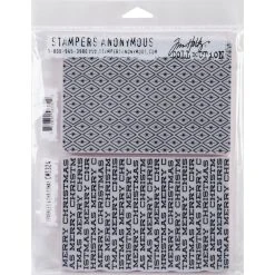 Tim Holtz Cling Stamps - Sparkles & Christmas