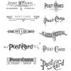Tim Holtz Cling Stamps - Postcards