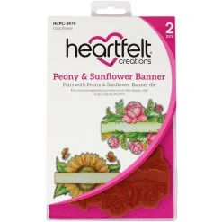 Heartfelt Creations - Peony & Sunflower Banner