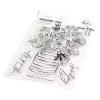Pinkfresh Studio Clear Stamp Set 4"X6" - Inky Bouquet -Cats On Appletrees Shop 0002177377