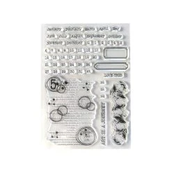 Elizabeth Craft Clear Stamps - Journal Dates & Months-Journal Your Life