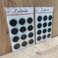 Kreativzeitlos - Adventskalenderzahlen Im Block 2x A6