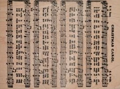 Stampers Anonymous Large Letter Rubber Stamp Wood Mounted