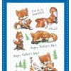 Whimsy Stamps - Fox Family Clear Stamps -Cats On Appletrees Shop Fox Family display 600x600