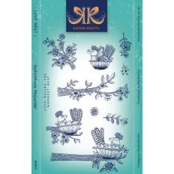 Katkinkrafts Katkin Krafts Love Nest 6 In X 8 In Clear Stamp Set