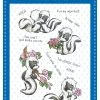 Whimsy Stamps - Odorable Skunks Clear Stamps -Cats On Appletrees Shop Odorable Skunks display 600x600