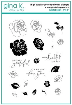 Gina K Designs - STAMPS- Radiant Roses