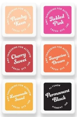 Alternew Altenew - Summer Sunrise Fresh Dye Ink 6 Mini Cube Set