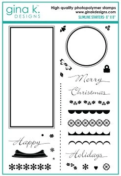 Gina K Designs - STAMPS- Slimline Starters
