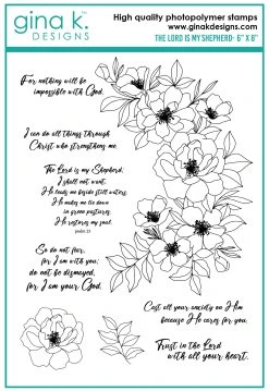 Gina K. Designs Gina K Designs - STAMPS- The Lord Is My Shepherd