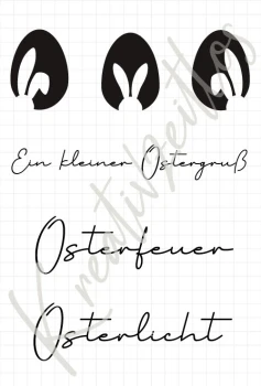 Kreativzeitlos - Osterkerze A6