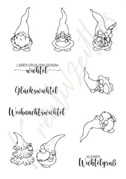 Kreativzeitlos - Weihnachtswichtel A6