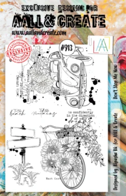 ALL& Create Aall And Create Stamp Set A5 Don't Stop Me Now