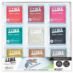 Aladine Izink Embossing Slow Dry Pigment Pastel Set
