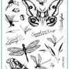 Gina K Designs - STAMPS- Beautiful Wings