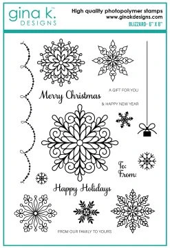 Gina K Designs - STAMPS- Blizzard