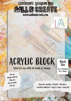ALL& Create AALL & Create - A4 Acrylic Block