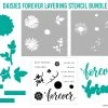 Gina K Designs - STENCIL BUNDLE- Daisies Forever Layering Stencil Bundle -Cats On Appletrees Shop daisies forever web graphic 01 01 scaled 1