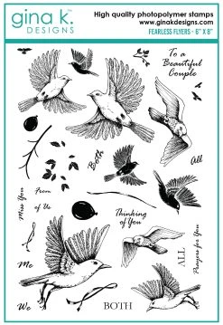 Gina K Designs - STAMPS- Fearless Flyers