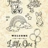 Graphic 45 - Little One Clear Stamps -Cats On Appletrees Shop graphic 45 little one clear stamps 4502607