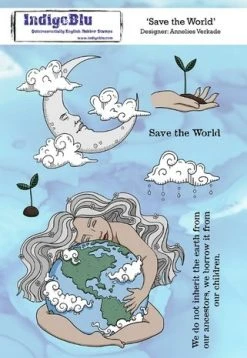 IndigoBlu - Save The World A5 Rubber