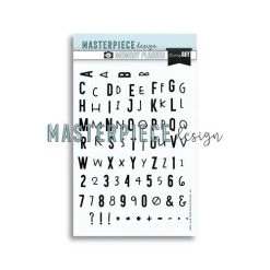 Masterpiece Design Masterpiece Memory Planner - Stampset - 6x8 Double Alphabet MP202085 Match With Die Set Weekly Tickets