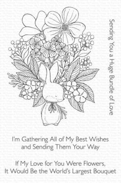 My Favorite Things My Favorite - Bunny Bouquet Clear Stamps