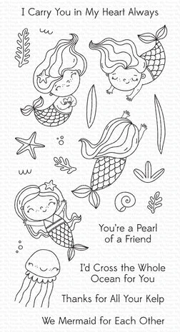 My Favorite Things - Mermaid For Each Other Clear Stamps 3 My Favorite Things - Mermaid For Each Other Clear Stamps