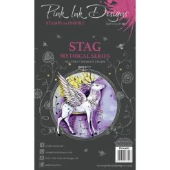 Pink Ink Designs Stag 6 In X 4 In Clear Stamp Set
