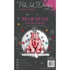 Pink Ink Designs Bear Hugs 6 In X 4 In Clear Stamp Set
