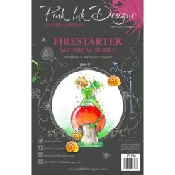 Pink Ink Designs Firestarter 6 In X 8 In Clear Stamp Set