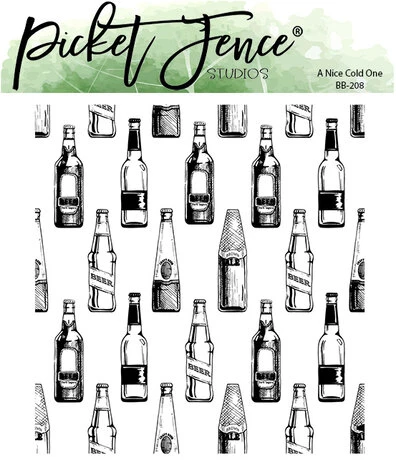 Picket Fence Studios - A Nice Cold One 4x4 Inch Clear Stamp 3 Picket Fence Studios - A Nice Cold One 4x4 Inch Clear Stamp