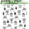 Picket Fence Studios Presents For All Seasons 4x4 Inch Clear Stamps