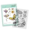 Polkadoodles Hearts And Flowers Butterfly 1 Craft Stamps (8pcs) -Cats On Appletrees Shop polkadoodles hearts and flowers butterfly 1 craft