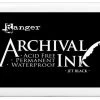 Ranger Archival Jumbo Ink Pad - Jet Black 1 Ranger Archival Jumbo Ink Pad - Jet Black -Cats On Appletrees Shop ranger archival jumbo ink pad jet black a3p06701 301087 de g