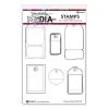 Ranger Dina Wakley MEdia Stamps Perforated Tags