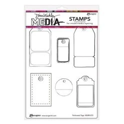 Ranger Dina Wakley MEdia Stamps Perforated Tags