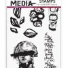 Ranger Dina Wakley Media Stamps Seeing Is Believing
