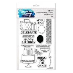 Ranger SH Clearstamps 6x9 Birthday Basics