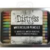 Ranger Tim Holtz Distress Watercolor Pencils 12 St Kit #2 -Cats On Appletrees Shop ranger tim holtz distress watercolor pencils 12 st kit 2 tdh7631 327015 de g