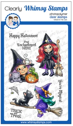 Whimsy Stamps - Halloween Magic Clear Stamps