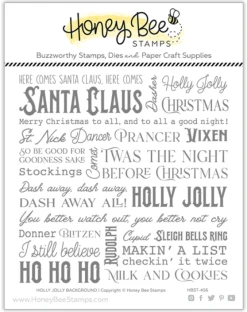 Holly Jolly Background - 6x6 Stamp Set