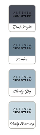 Alternew Altenew - Tranquility Crisp Dye Ink Mini Cube Set