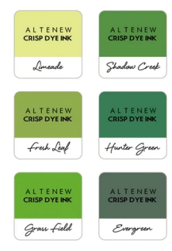 Alternew Altenew - Zesty Limes 6 Crisp Dye Ink Mini Cube Set