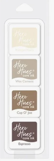 Hero Arts - Cool Browns Core Ink Cubes