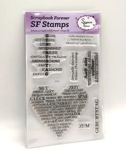 Scrapbook Forever SF Stamps Genieße Deinen Ehrentag