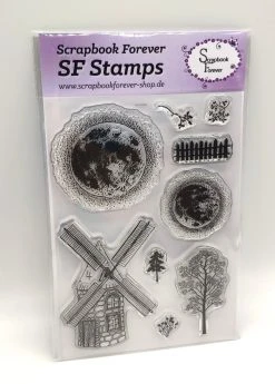 Scrapbook Forever SF Stamps Windmühle
