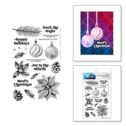 Simon Hurley Create. Halftone Holiday Ranger Clear Stamp