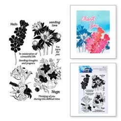 Spellbinders - Inked Blooms Ranger Clear Stamp