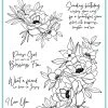 Gina K Designs - STAMPS- Spring Bouquets -Cats On Appletrees Shop spring bouquets 01